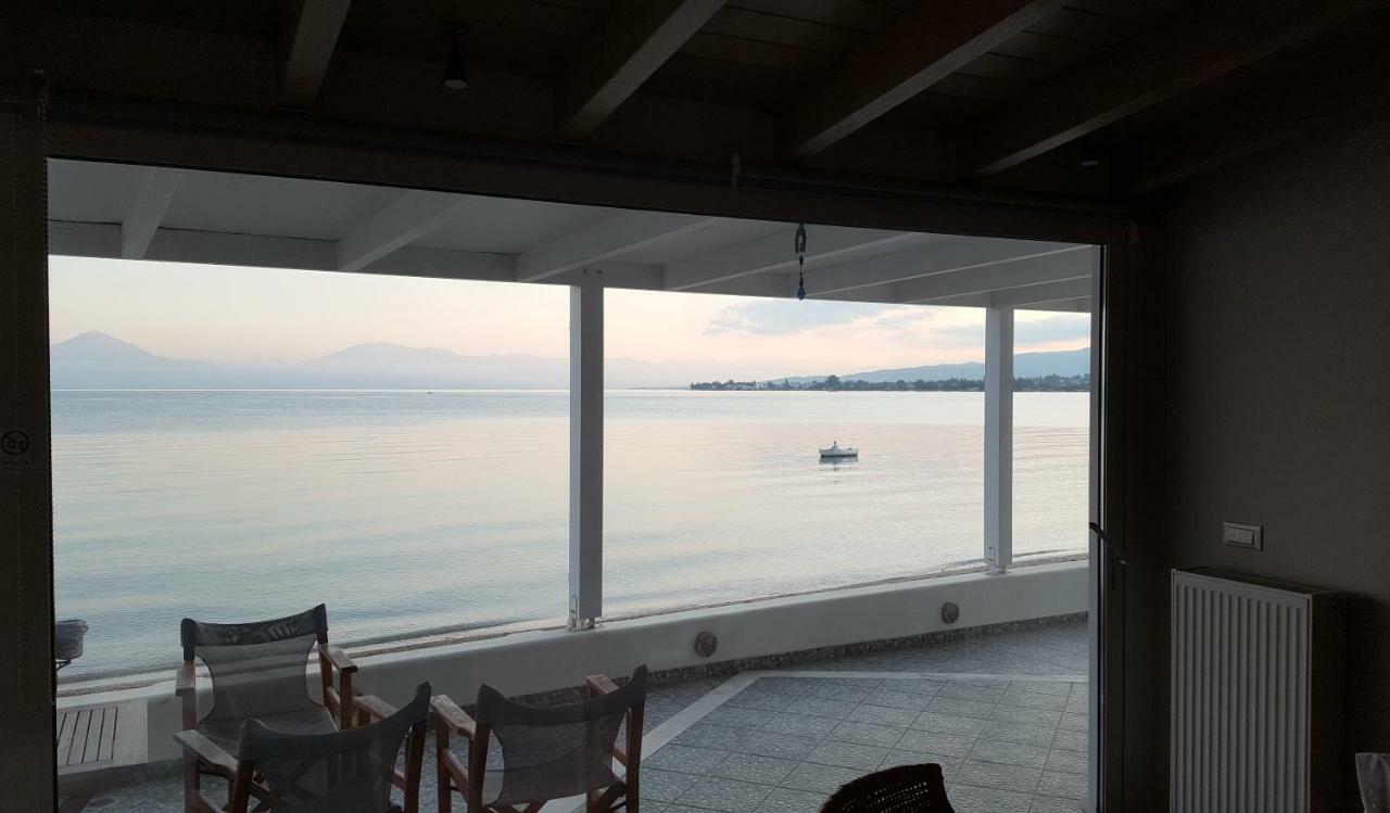 הוילה Patras Luxury Seaside House מראה חיצוני תמונה